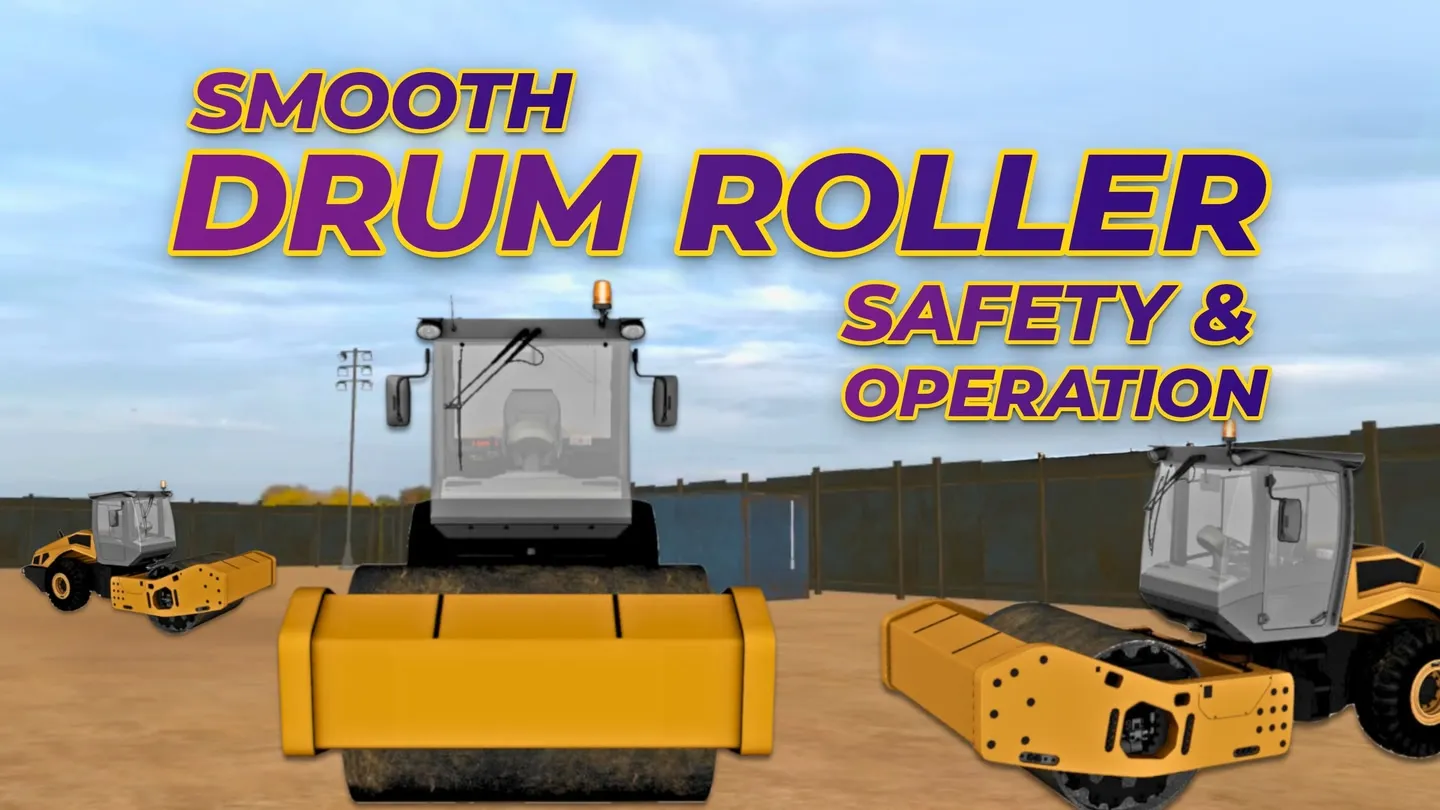 Smooth Drum Roller Safety and Operation trailer 0