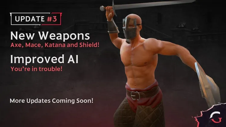 Developer update image for NEW WEAPONS + UPGRADED AI