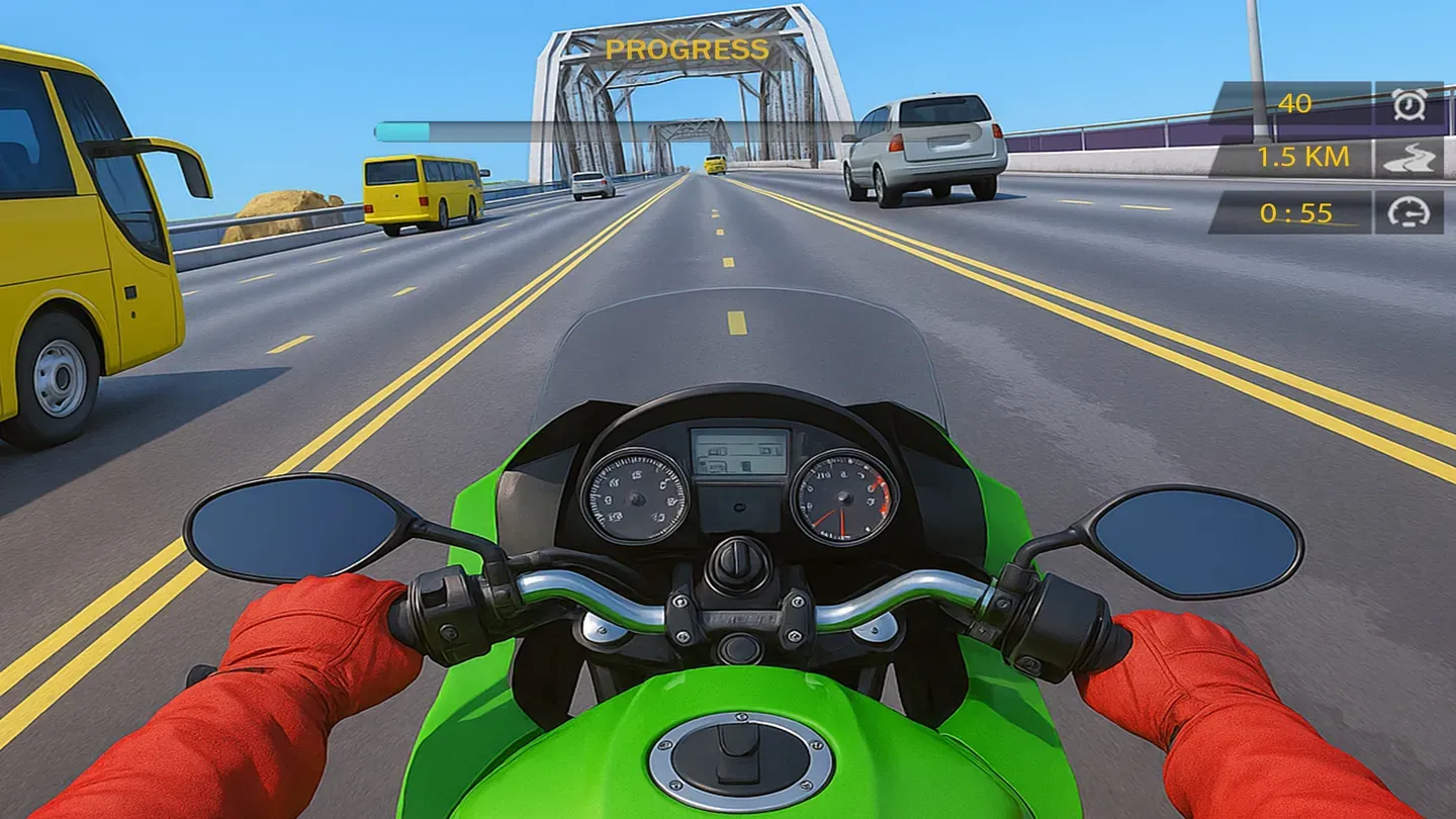 Moto Rider: Highway Racing Game VR cover image