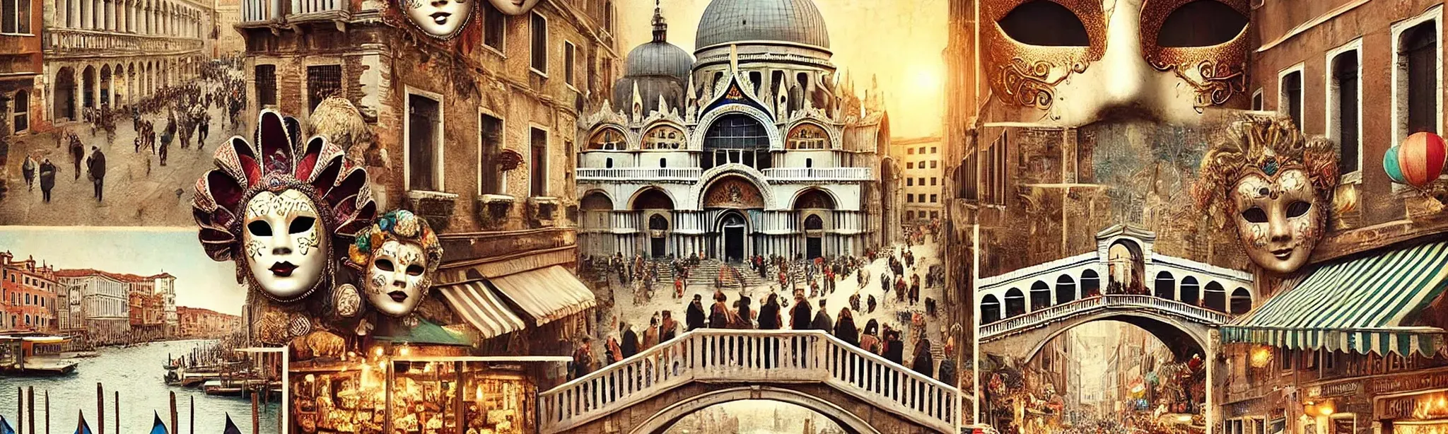 VR Travel Venice Carnival Streets Part 1