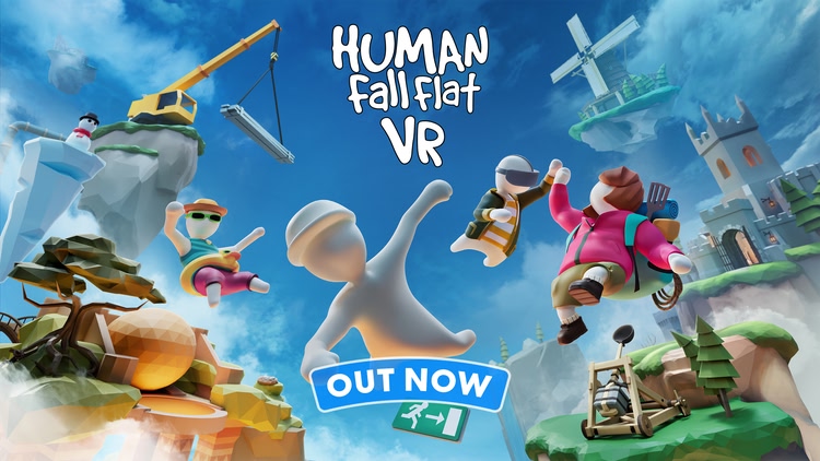 Human Fall Flat VR Out Now!