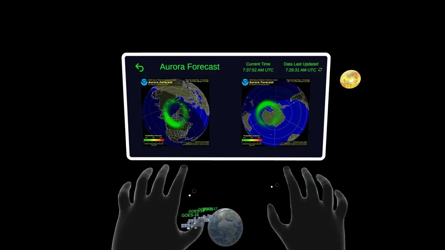 Aura: Space Weather Data Explorer cover image