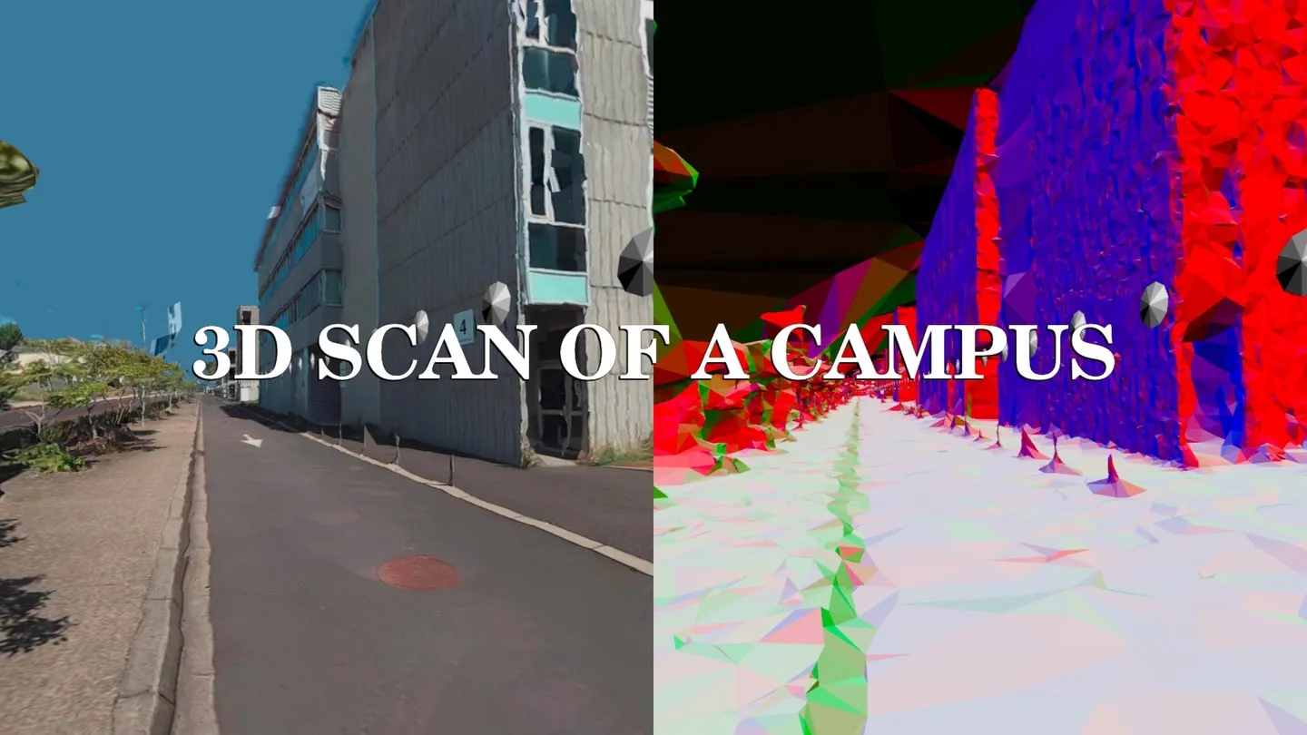3D scan of a campus trailer 0