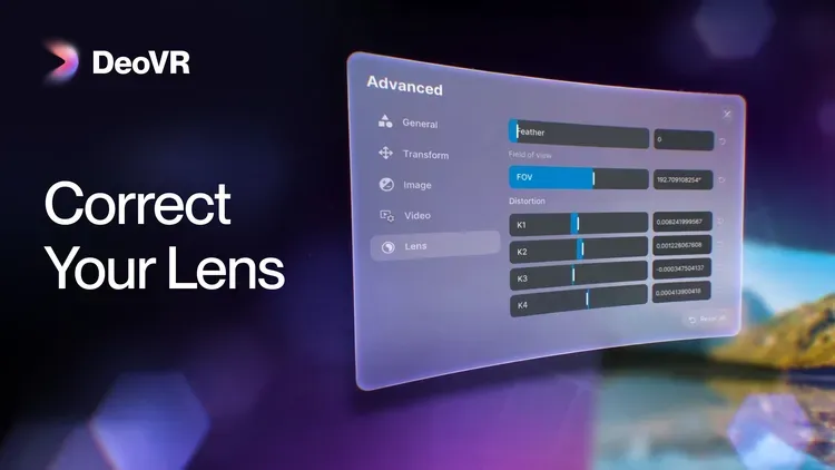 Developer update image for Correct Your Lens
