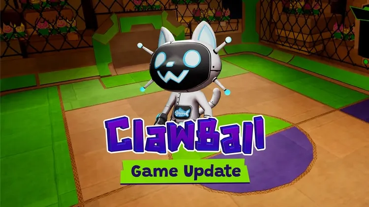 Developer update image for Clawball Update 4 - New Cosmetic - FurBot