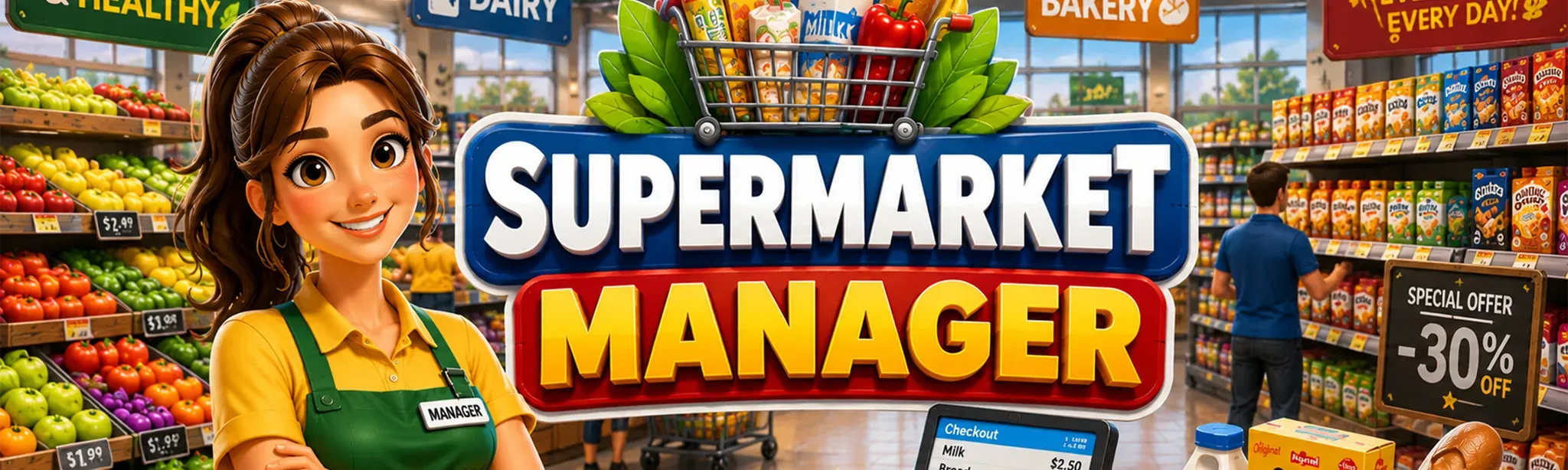 Supermarket Manager: VR Cashier