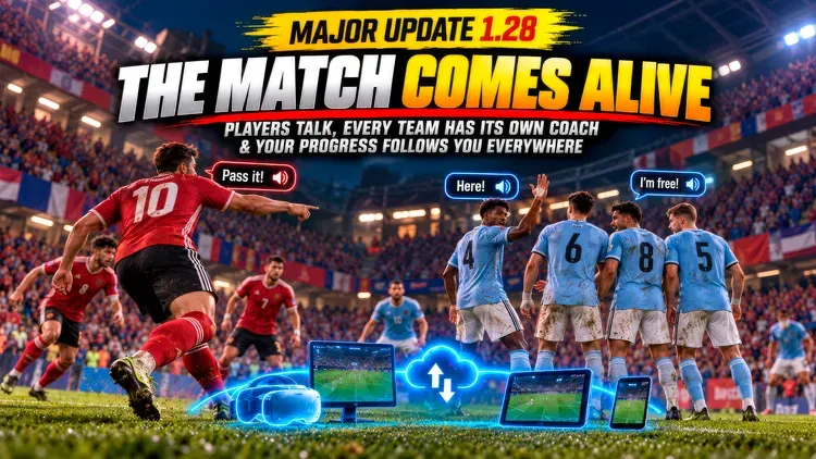 Developer update image for Update 1.28 - The Match Comes Alive