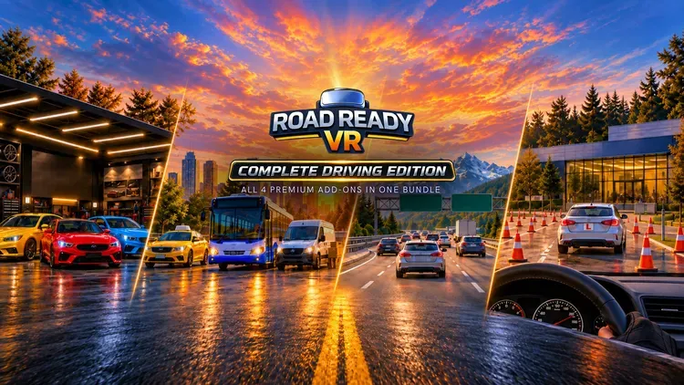 Developer update image for Road Ready VR: Complete Driving Edition is here