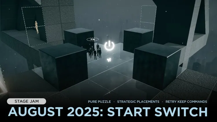Developer update image for August 2025 Stage Jam: START SWITCH