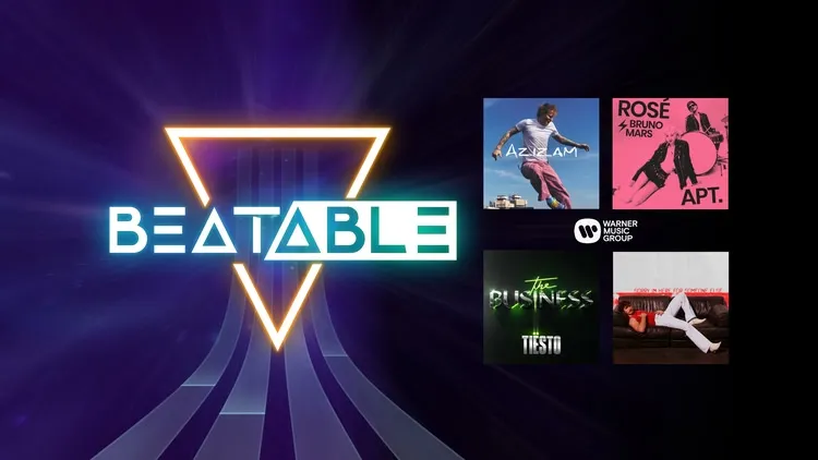 Developer update image for BEATABLE x Warner Music — New Music Drop Live Today!