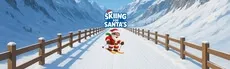 Skiing for Santa's hero image