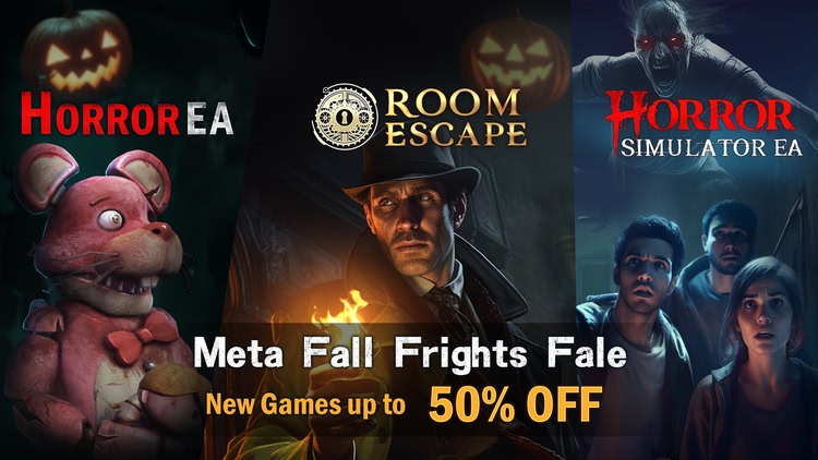 Developer update image for Check out these Co-op Horror Games up to 50% OFF! Meta Fall Frights Sale🎃