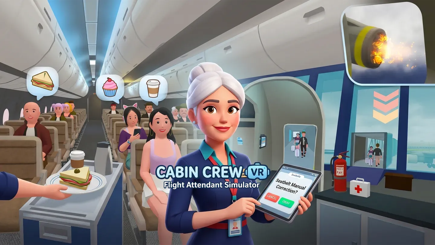 Cabin Crew VR-Flight Attendant Simulator trailer 0