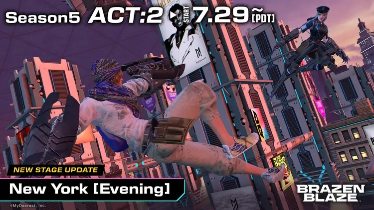 Developer update image for Season 5 ACT:2 Begins! Battle at Sunset in New York!